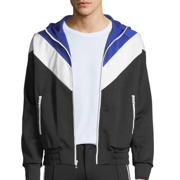 👁SOLD👁 Rag & Bone Men's Colorblock Zip Hoodie - Picture 3 of 6